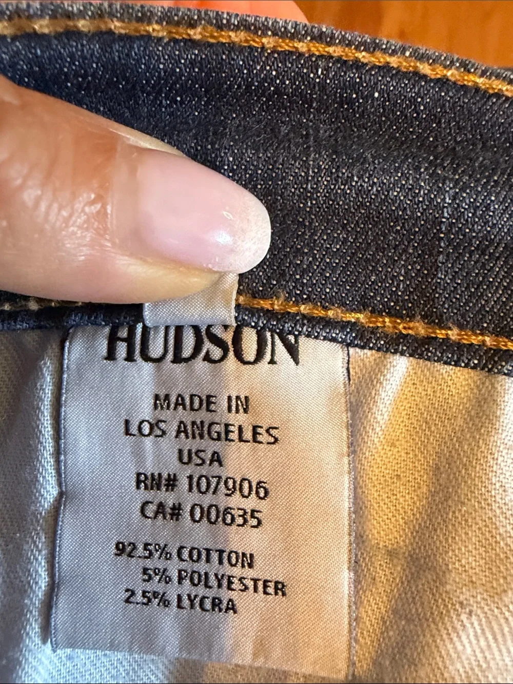 Hudson Jeans Nico Super Skinny Midrise Women's Skinny Stretch Dark Indigo